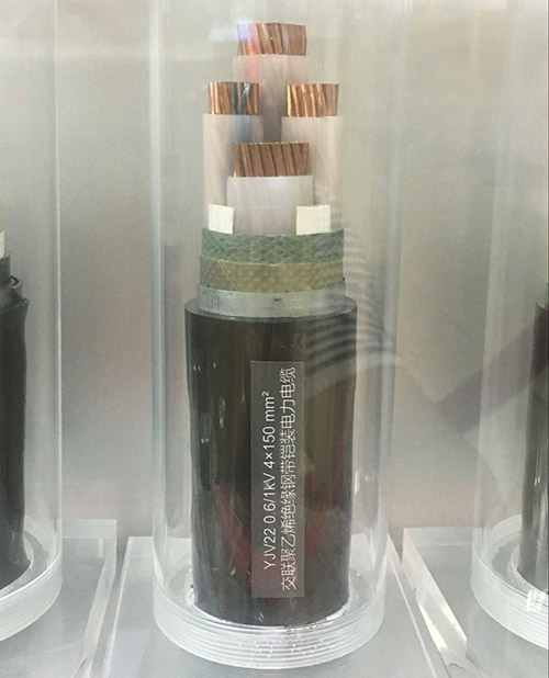 厂家直销 铜芯高压电缆 8.7/15KV YJV22 电力电缆 3*95